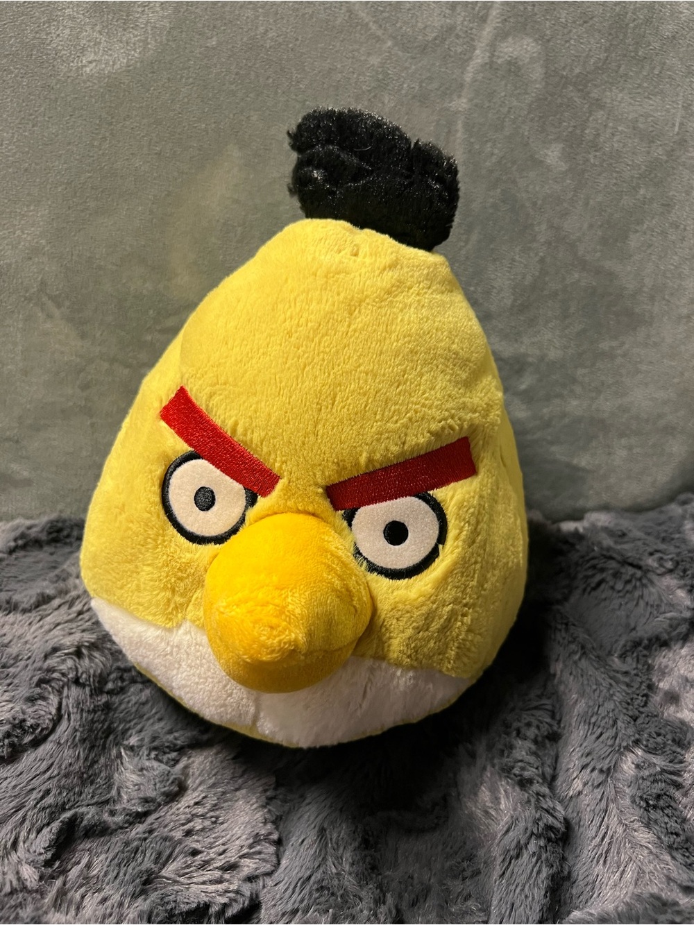 Angry Birds Chuck Yellow Bird Plush Yellow & Black